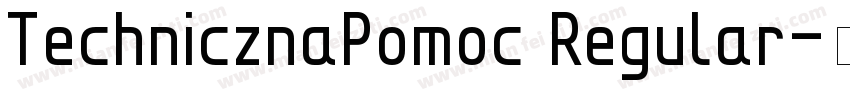 TechnicznaPomoc Regular字体转换
